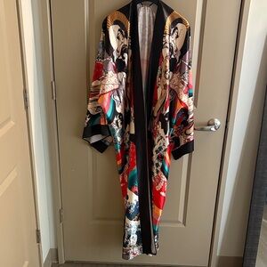 Elegant Multicolor Kimono Jacket